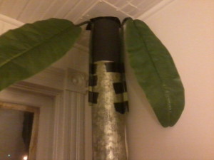 This is a picture of the pipe with the second attached leaf.
