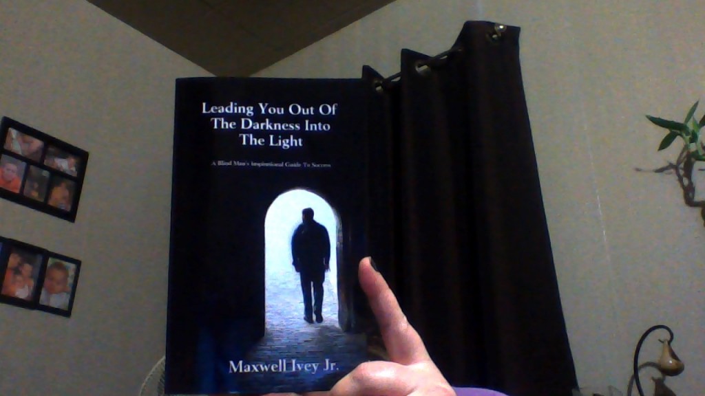 Me holding Max's book