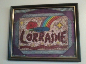 Lorraine's artwork